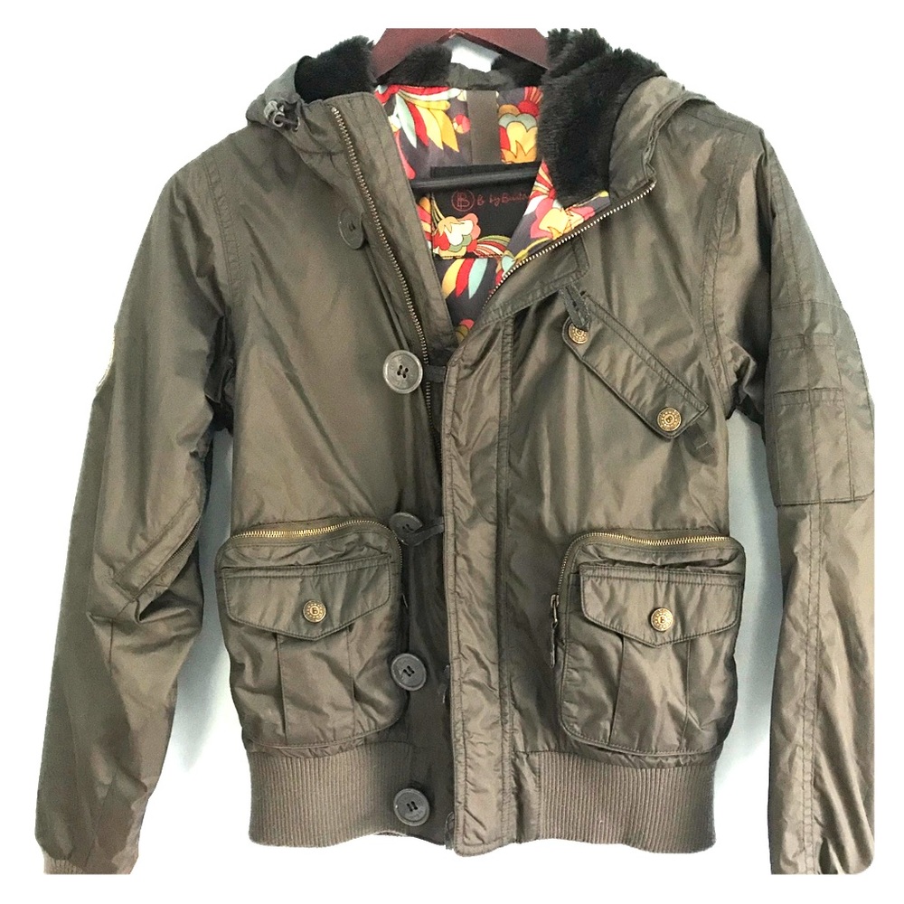 B by Burton Olive Green Short Jacket